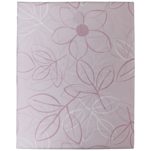 綿ローン リーフ クィーンサイズ(綿100% 170×200×30cm ピンク)