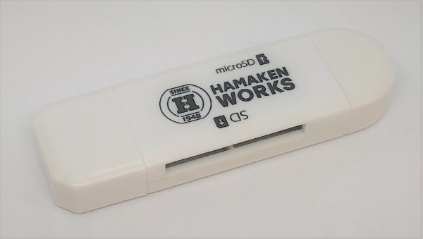 HWC-200WH HWC-200WH 白 USB2.0＋MicroUSB対応カードリーダー [USB2.0  スマホ・タブレッ