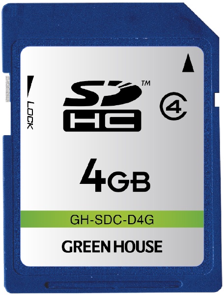 SD SDHCメモリーカード Class4対応 4G GH-SDC-D4G [Class4  4GB]