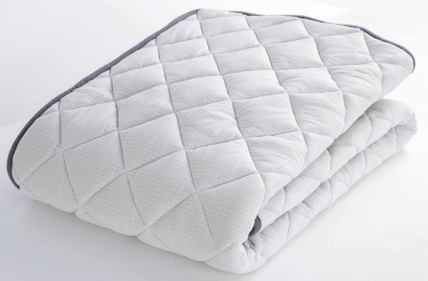ＬＴフィット羊毛ベッドパッド<ミディアムソフト>　（クイーンサイズ） 　除菌機能糸アグリーザ使用 フランスベッド [クイーンサイ