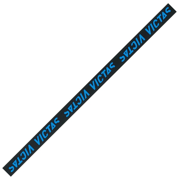 卓球 サイドテープ LOGO ロゴ(10mm幅×長さ50cm ブラック×ブルー) 044155