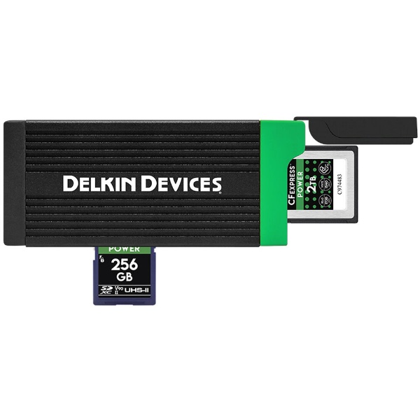 DDREADER-56 USB 3.2 CFexpress Type B   SD UHS-II カードリーダ DELKIN D