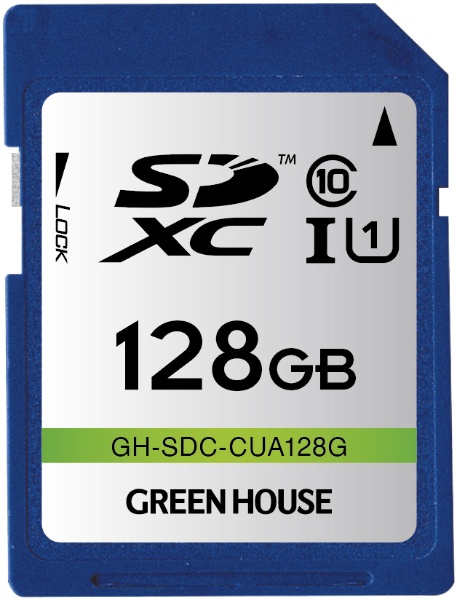 SDXCメモリーカード UHS-I クラス10 128G GH-SDC-CUA128G [Class10  128GB]