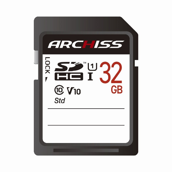ARCHISS Standard SDHC 32GB Class10 UHS-1 (U1) AS-032GSD-SU1 [Cla