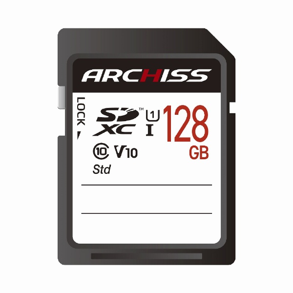 ARCHISS Standard SDXC 128GB Class10 UHS-1 (U1) AS-128GSD-SU1 [Cl